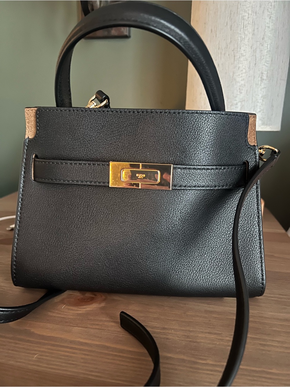 Tory Burch PETITE LEE RADZIWILL DOUBLE BAG * like new condition - Picture 7 of 11